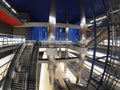 Madrid chamartin metro station view