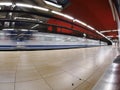 Madrid chamartin metro station view