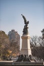 Madrid cityscape - Retiro Park Royalty Free Stock Photo