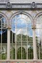 Madrid crystal palace Royalty Free Stock Photo