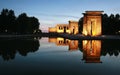 Madrid Debod's Temple Royalty Free Stock Photo