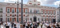 Madrid, EspaÃÂ±a; 27 de Septiembre 2020: Demonstration at Puerta del Sol