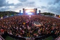 The Crowd in a concert at Download heavy metal music festival