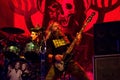 Mastodon heavy metal band perform in concert at Download heavy metal music festival