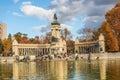 Monument to Alfonso XII in Buen Retiro Park - Madrid Spain Royalty Free Stock Photo