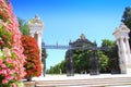 Madrid Puerta de Espana Buen Retiro Park Royalty Free Stock Photo