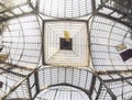 Madrid`s Crystal palace roof Royalty Free Stock Photo