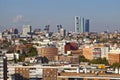 Madrid Skyline Royalty Free Stock Photo