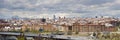 Madrid Skyline Royalty Free Stock Photo