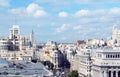 Madrid skyline view Royalty Free Stock Photo