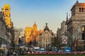 Madrid Spain Gran Via shopping street Royalty Free Stock Photo