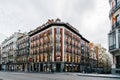 Luxury shopping street in Madrid