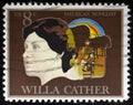 Willa Cather (1873 - 1947), a prolific author of novels and short stories