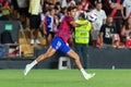 Madrid, Spain- August 28, 2023: League match between Rayo Vallecano and Atletico de Madrid. Joao Felix Royalty Free Stock Photo