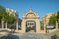 Gate of Retiro Park in Madrid, Spain