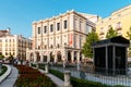 Royal Theatre of Madrid in Spain. Opera house Royalty Free Stock Photo