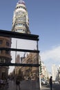 Madrid, Spain, August 25, 2019: street view of Gran via street, Spain