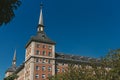 Madrid, Spain - August 8, 2018 - View of the Ministry of the Air Cuartel General del Ejercito del Aire