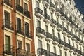 Madrid Spain: buildings Royalty Free Stock Photo
