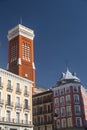 Madrid Spain: buildings Royalty Free Stock Photo