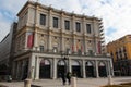 Madrid, Spain - December 13, 2016: Teatro Real Royal Theatre or simply El Real, a major opera house located in Madrid Royalty Free Stock Photo