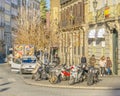 Urban Scene Historic Center of Madrid, Spain