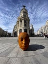 Public art exhibition by Samuel Salcedo in Madrid, Spain