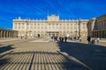 Madrid, Spain - November 16, 2023: The Royal Palace of Madrid, Palacio Real de Madrid Royalty Free Stock Photo