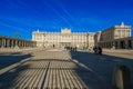 Madrid, Spain - November 16, 2023: The Royal Palace of Madrid, Palacio Real de Madrid Royalty Free Stock Photo