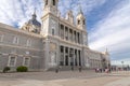 Santa Maria la Real de La Almudena Cathedral is a Catholic church in Madrid, Spain Royalty Free Stock Photo