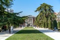 MADRID / SPAIN - February 15, 2020 - The Jardines del Buen Retiro Parque del Buen Retiro is the main park of the city of Madrid Royalty Free Stock Photo