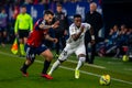 Madrid, Spain- February 18, 2023: League match between Real Madrid and Osasuna in Pamplona.