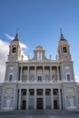 Beautiful architecture - Cathedral Almudena, Madrid, Spain