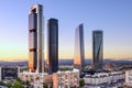 Madrid, Spain Financial District Royalty Free Stock Photo