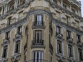 Madrid spain gran via building Royalty Free Stock Photo