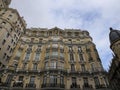 Madrid spain gran via building Royalty Free Stock Photo