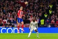 Madrid, Spain- January 18, 2024: Copa del Rey match between Atletico de Madrid and Real Madrid