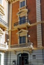 MADRID, SPAIN - JANUARY 21, 2018: Facade of Lazaro Galdiano Museum in City of Madrid
