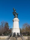 Fountain of Fallen Angel, highlight of Buen Retiro Park. Buen Re