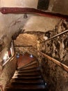 Madrid, Spain - January 5, 2019: Interior of the oldest restaurant in the world, el Sobrino de Botin