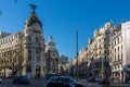 Metropolis Building Edificio Metropolis at Alcala and Gran Via streets in City of Madrid, S