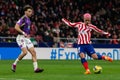 Madrid, Spain- January 21, 2023: Soccer match between Atletico de Madrid and Real Valladolid at Civitas Metropolitano.