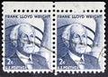 Frank Lloyd Wright 1867 - 1959, an American architect