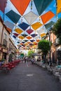 Madrid,Spain 25 July,2014 Background colorful streets decoration