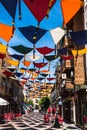 Madrid,Spain 25 July,2014 Background colorful streets decoration