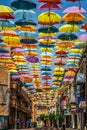 Madrid,Spain 25 July,2014 Background colorful streets decoration