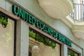 Facade of United Colors of Benetton store in Madrid, Spain Royalty Free Stock Photo