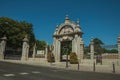 Facade of the Felipe IV Gate at the El Retiro Park in Madrid Royalty Free Stock Photo