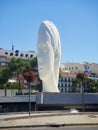 Julia, a sculpture by Jaume Plensa. Plaza de Colon square.