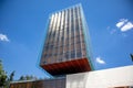 Madrid, Spain. July 1, 2022 Modern Building Glass Facade Office Building Company